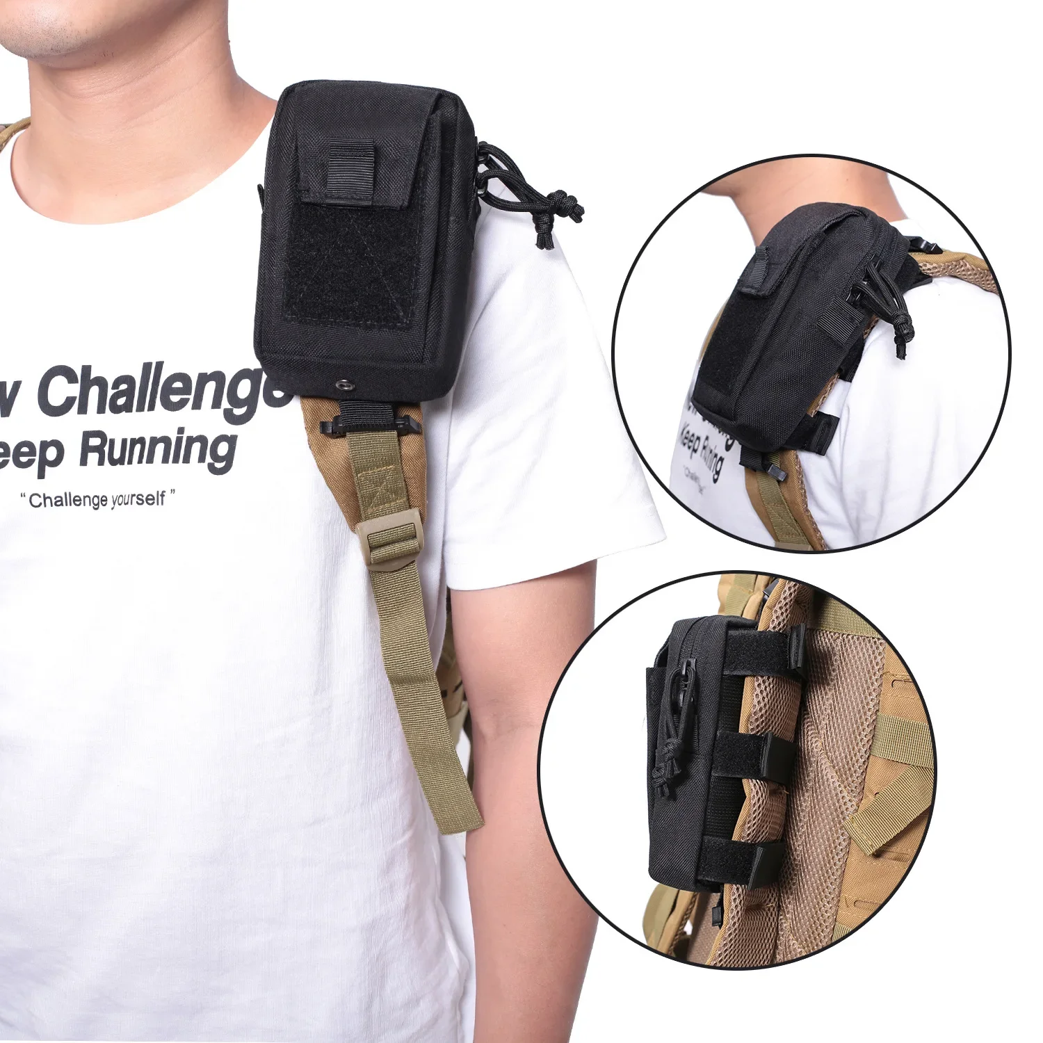 Molle Backpack Strap Phone Hol - Backpack Insert Organizer review and price