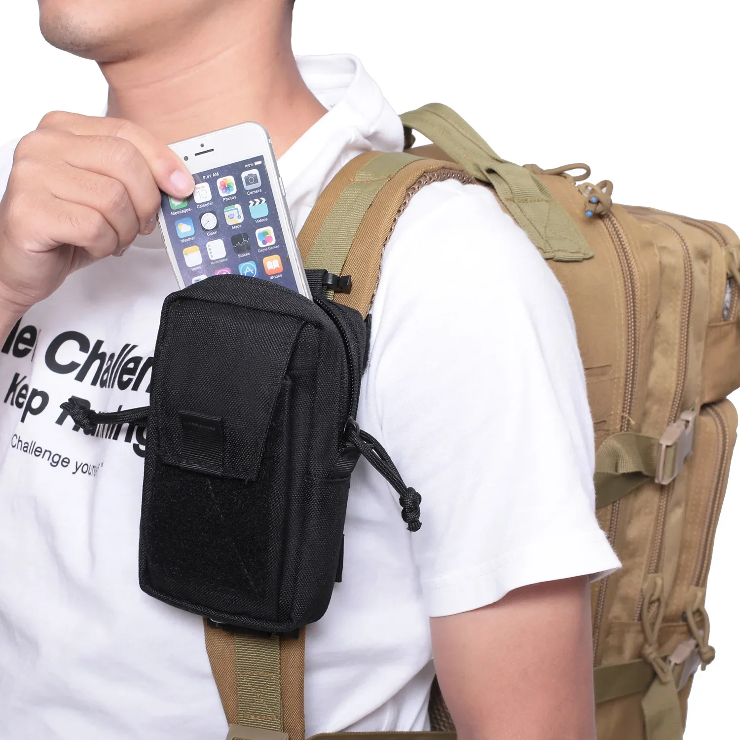 Molle Backpack Strap Phone Hol - Backpack Insert Organizer review and price