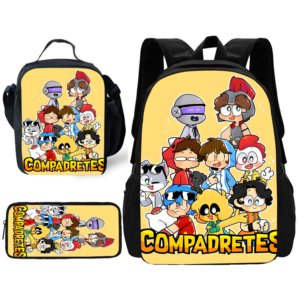 Child Casual Mikecracks Cartoo - Canvas Backpack Casual review and price