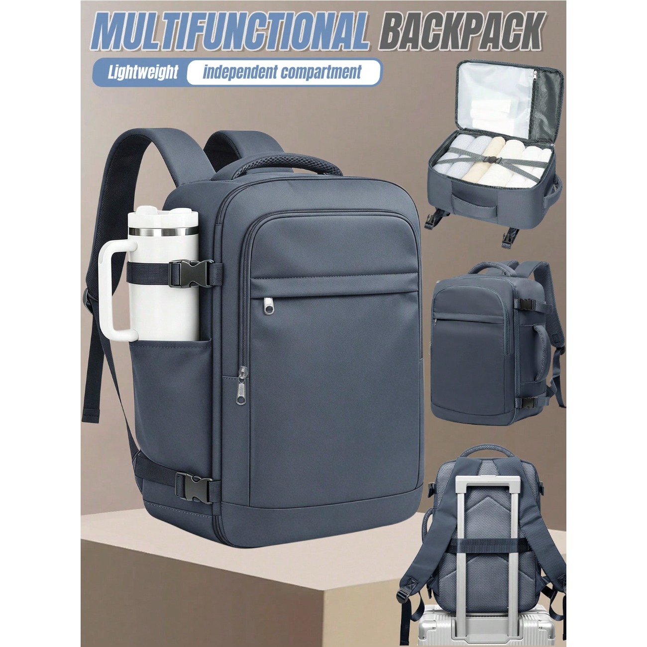 Lightweight Large Capacity Tra - Laptop Backpack 15.6 review and price