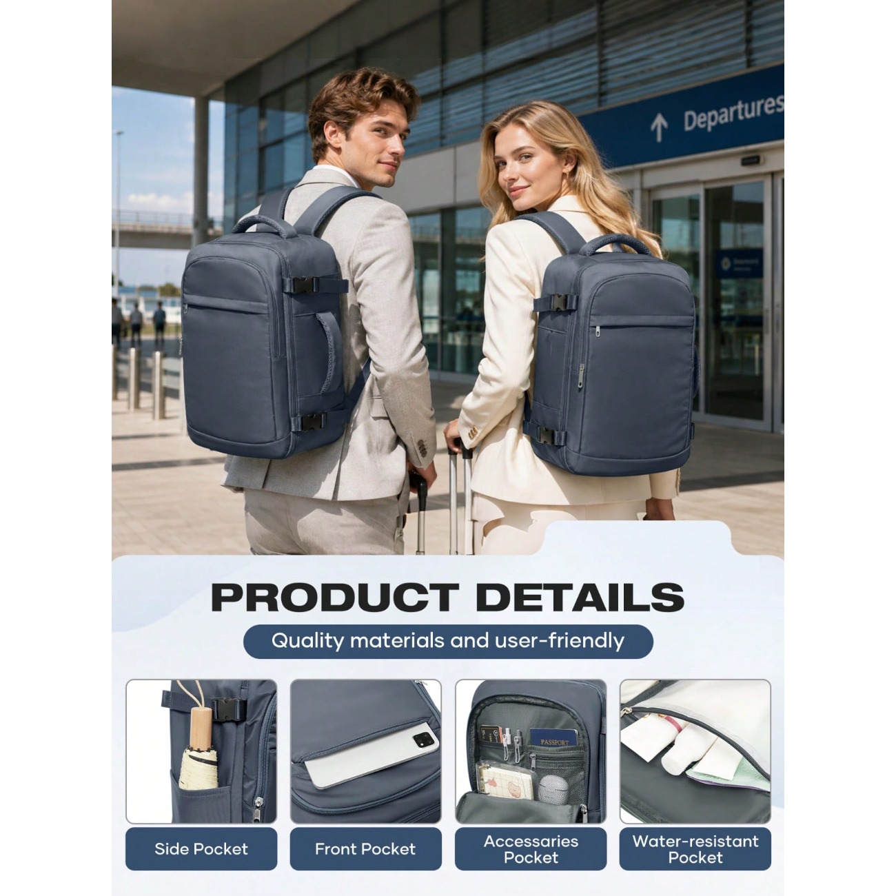 Lightweight Large Capacity Tra - Laptop Backpack 15.6 review and price
