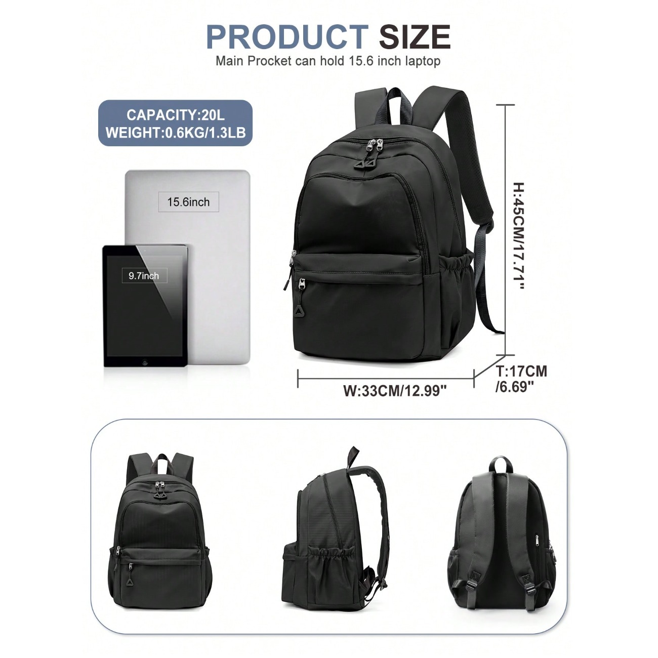 Middle School & High School St - Laptop Backpack 15.6 review and price