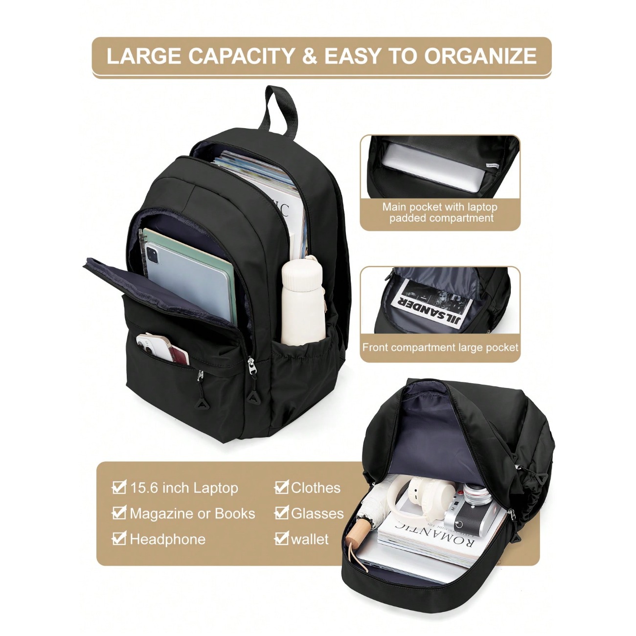 Middle School & High School St - Laptop Backpack 15.6 review and price