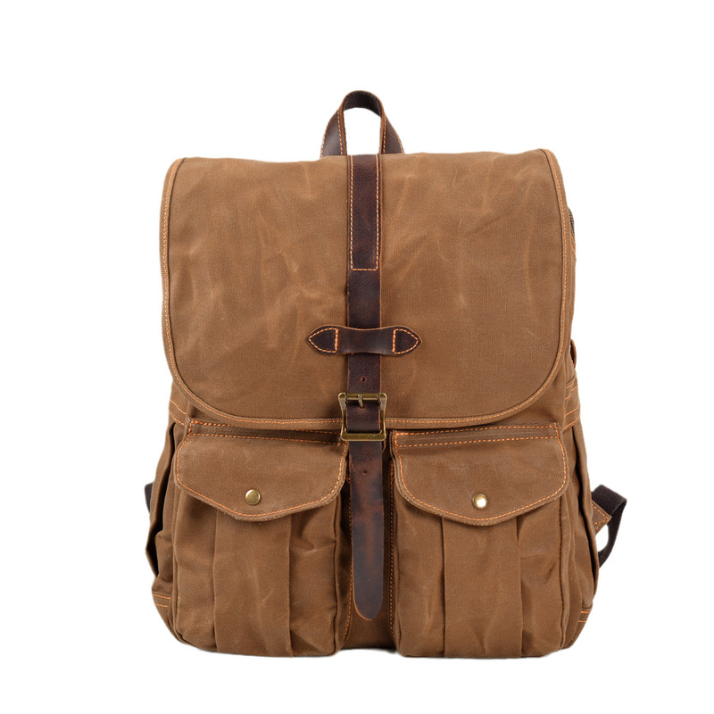 New wax canvas men's backpack  - Canvas Backpack Casual review and price