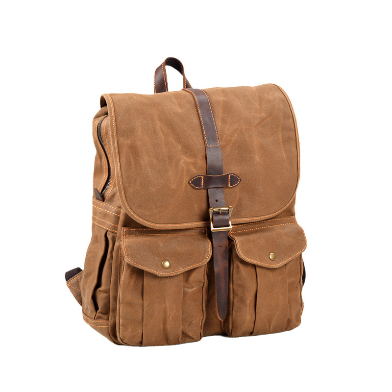 New wax canvas men's backpack  - Canvas Backpack Casual review and price